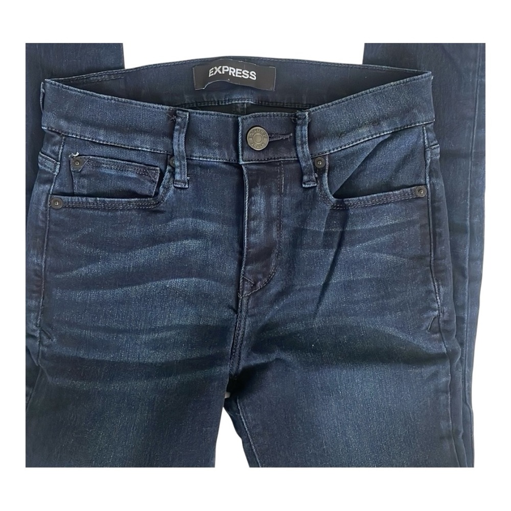 ♥️Express♥️Women's Dark Blue Jeans,
Size (OR) - Picture 3 of 11